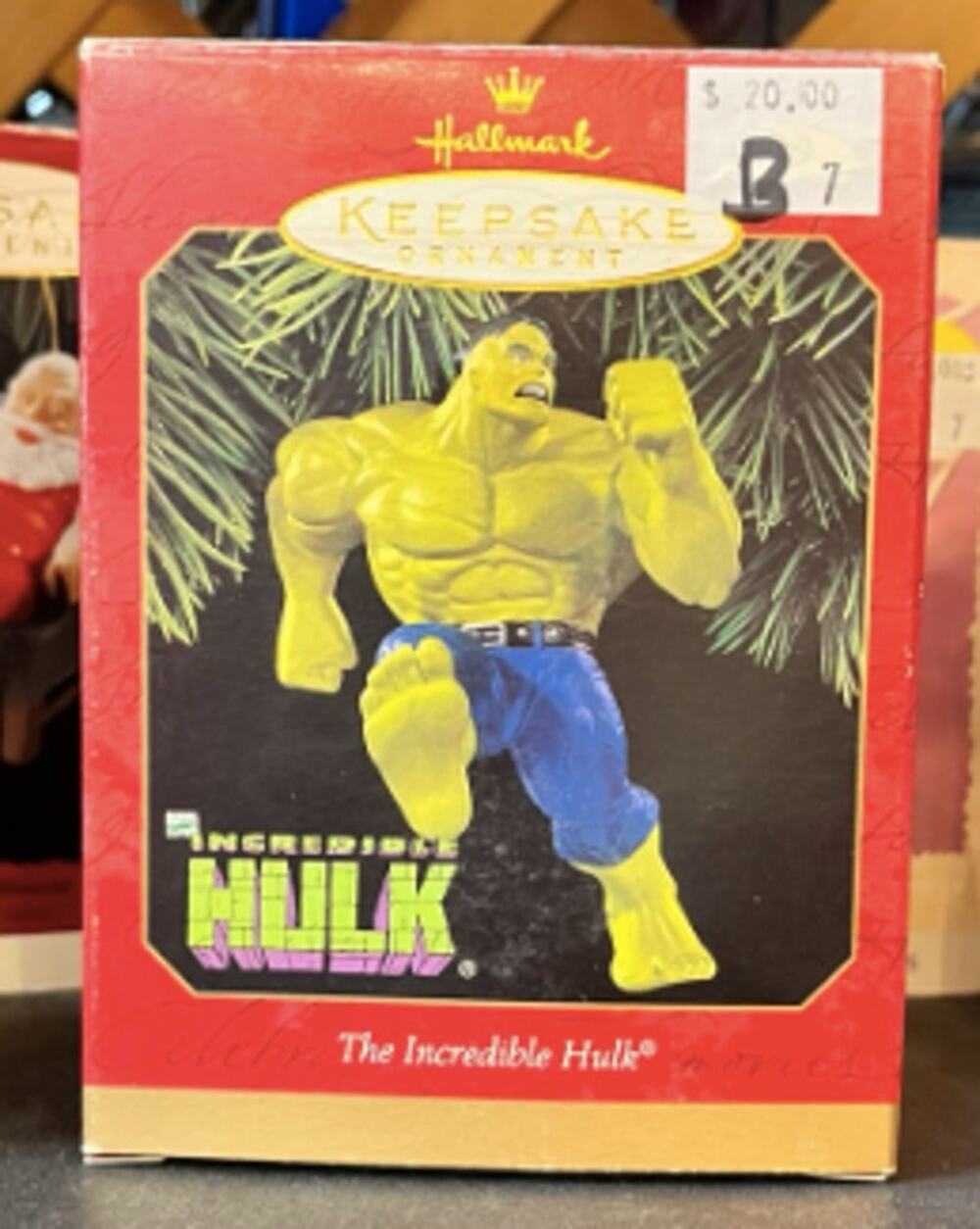 Hallmark Keepsake The Incredible Hulk Marvel Christmas Ornament w/ Box